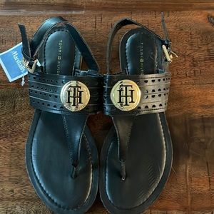 Black Tommy Hilfiger sandals